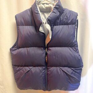 Goose Down Cropped Puffer Vest Reversible L.L. Bean